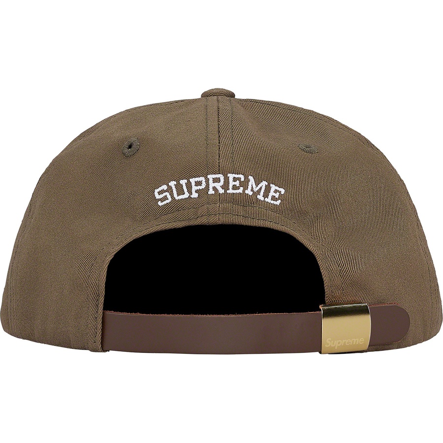 Details on Supreme Timberland 6-Panel Olive from spring summer
                                                    2020 (Price is $48)