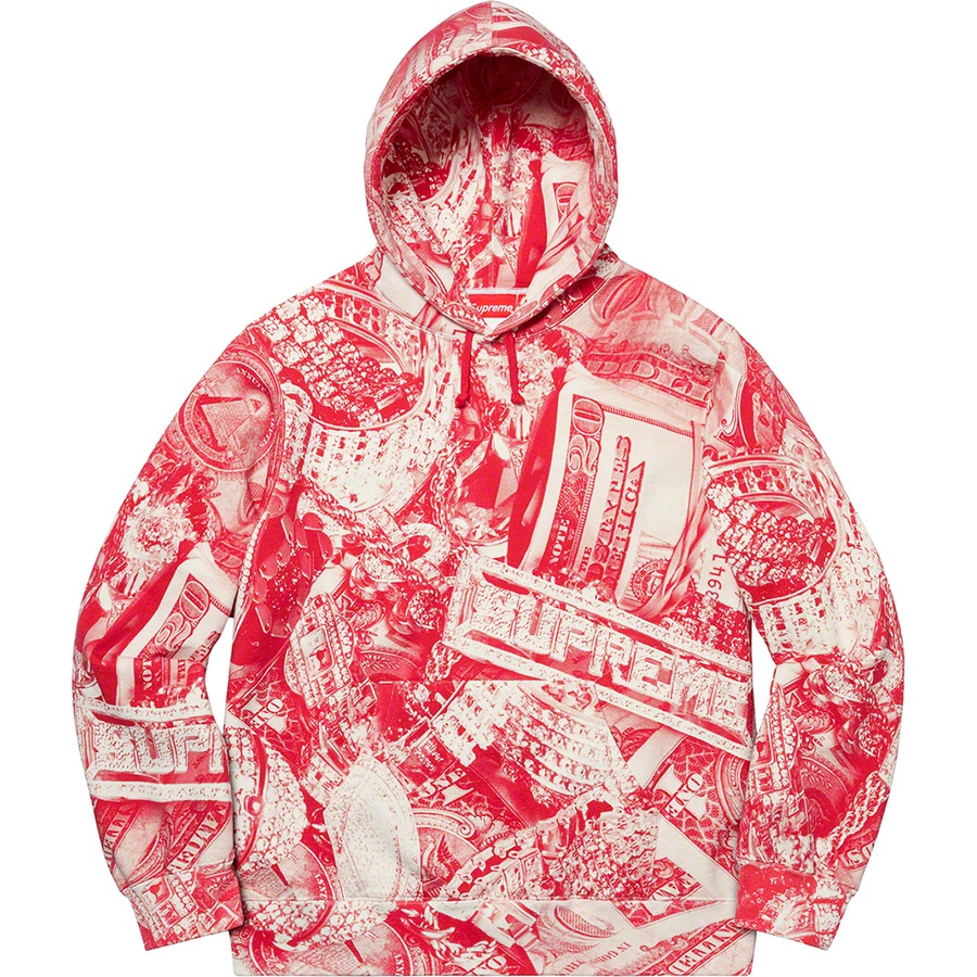Details on Bling Hooded Sweatshirt Red from spring summer
                                                    2020 (Price is $188)