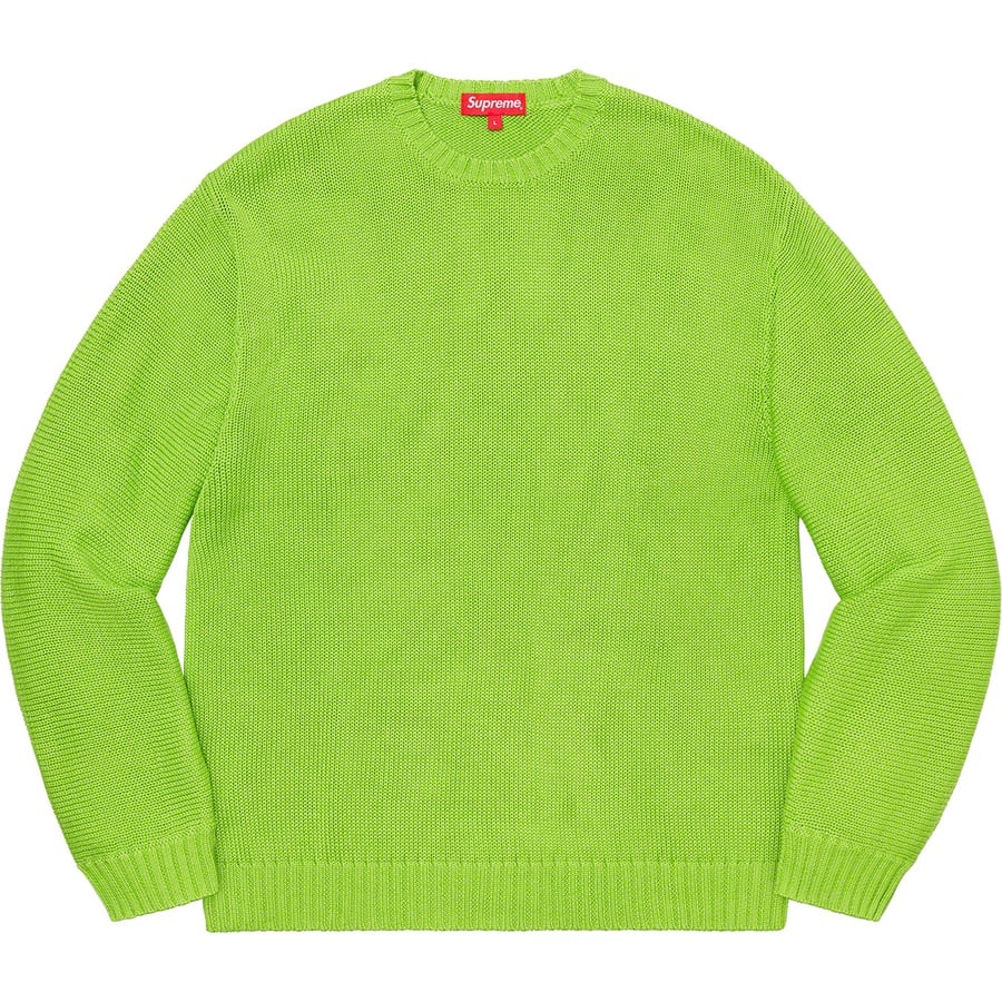 Details on Back Logo Sweater Green from spring summer
                                                    2020 (Price is $158)