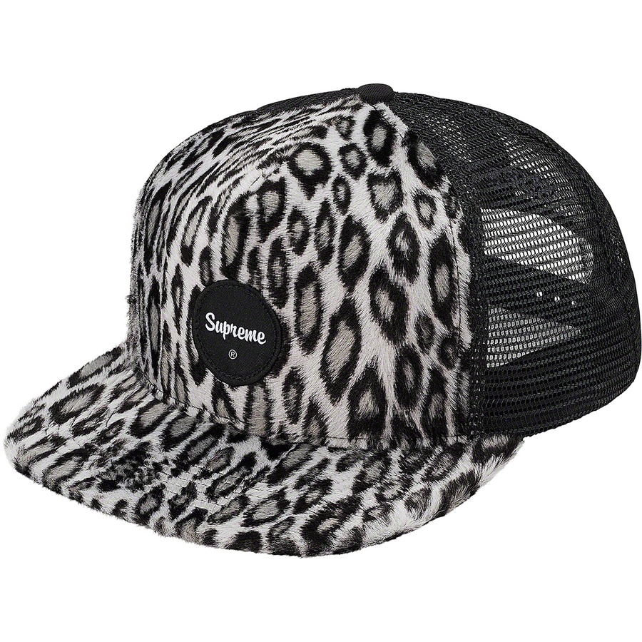 Details on Leopard Mesh Back 5-Panel Black from spring summer 2020 (Price is $44)