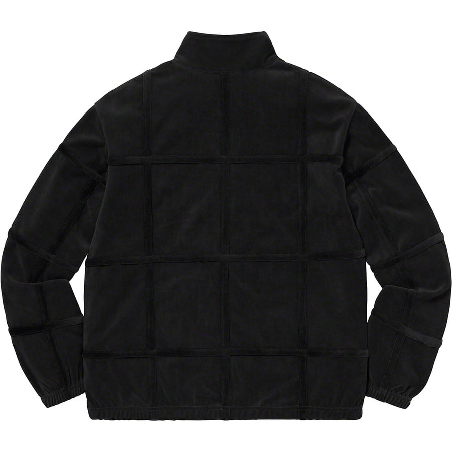 Details on Grid Taping Velour Jacket Black from spring summer
                                                    2020 (Price is $148)