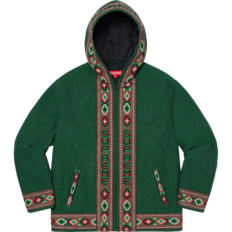 Details on Woven Hooded Jacket Green from spring summer
                                                    2020 (Price is $178)