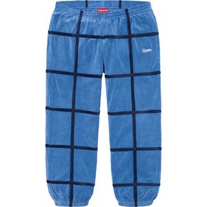 grid taping velour jacket supreme