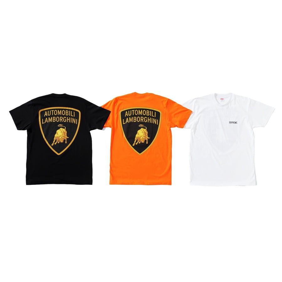 Supreme Supreme Automobili Lamborghini Tee releasing on Week 6 for spring summer 2020