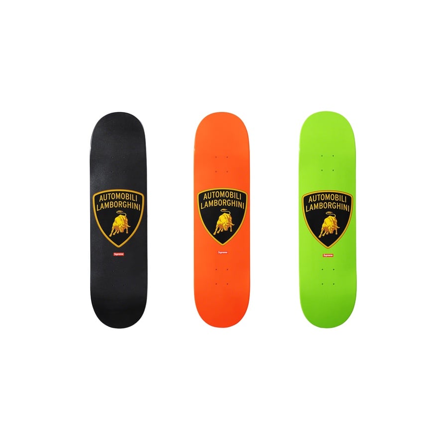 Details on Supreme Automobili Lamborghini Skateboard from spring summer
                                            2020 (Price is $60)