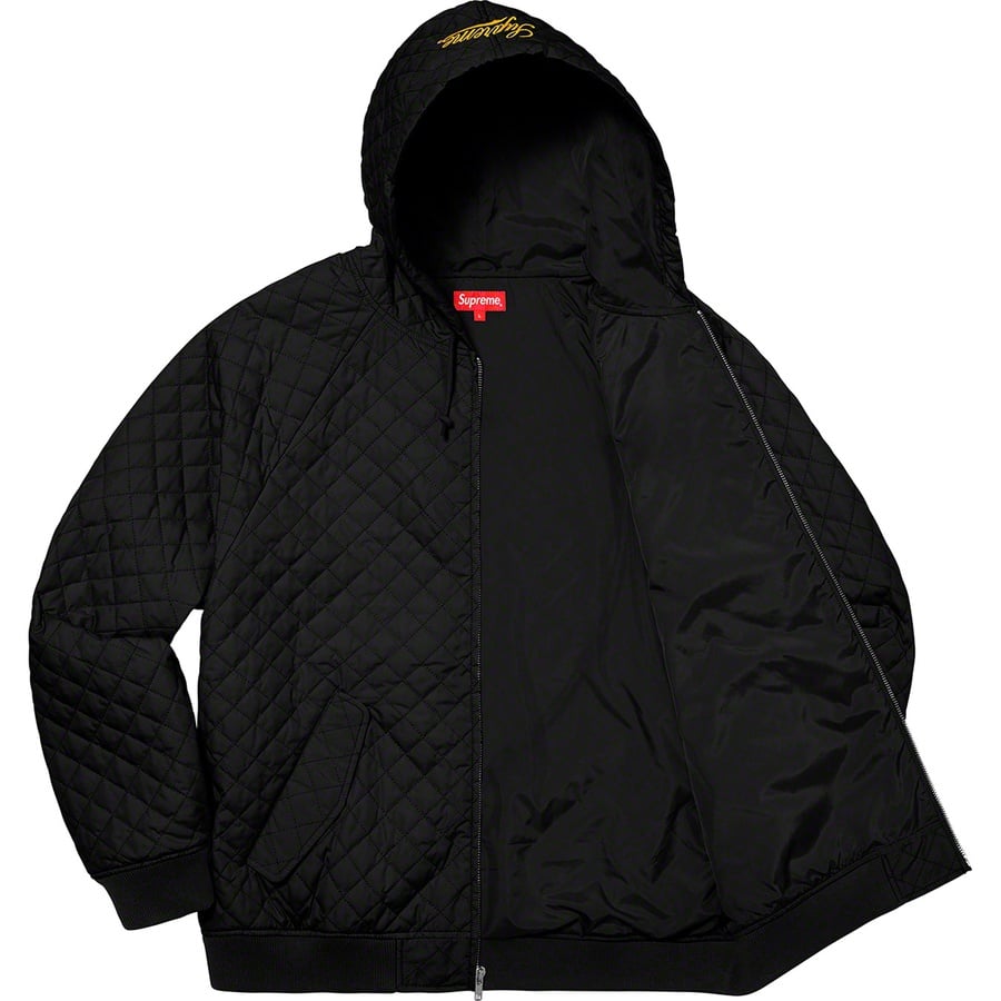 Details on Supreme Automobili Lamborghini Hooded Work Jacket Black from spring summer
                                                    2020 (Price is $248)