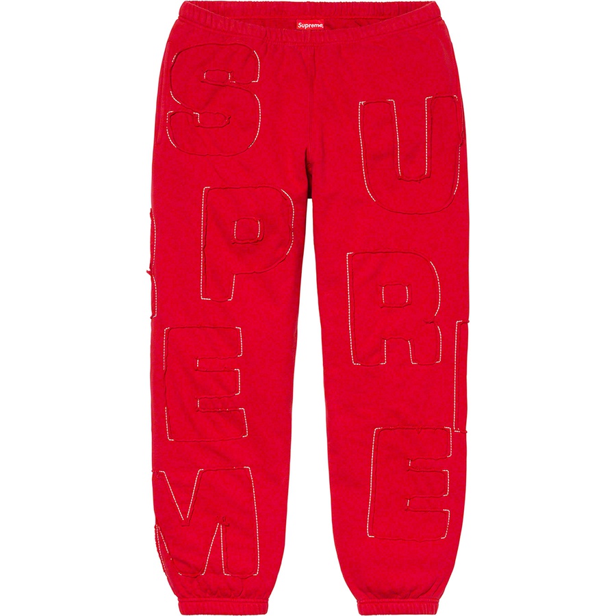 Details on Cutout Letters Sweatpant Red from spring summer
                                                    2020 (Price is $168)