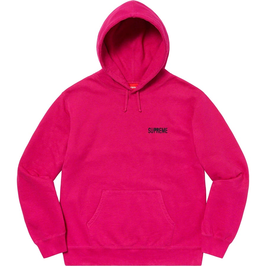 Details on Restless Youth Hooded Sweatshirt Fuchsia from spring summer
                                                    2020 (Price is $158)