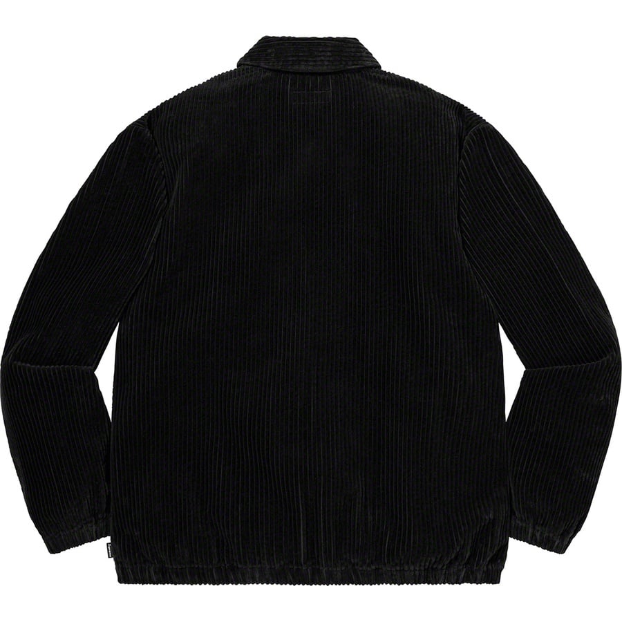 Details on Wide Wale Corduroy Harrington Jacket Black from spring summer
                                                    2020 (Price is $188)