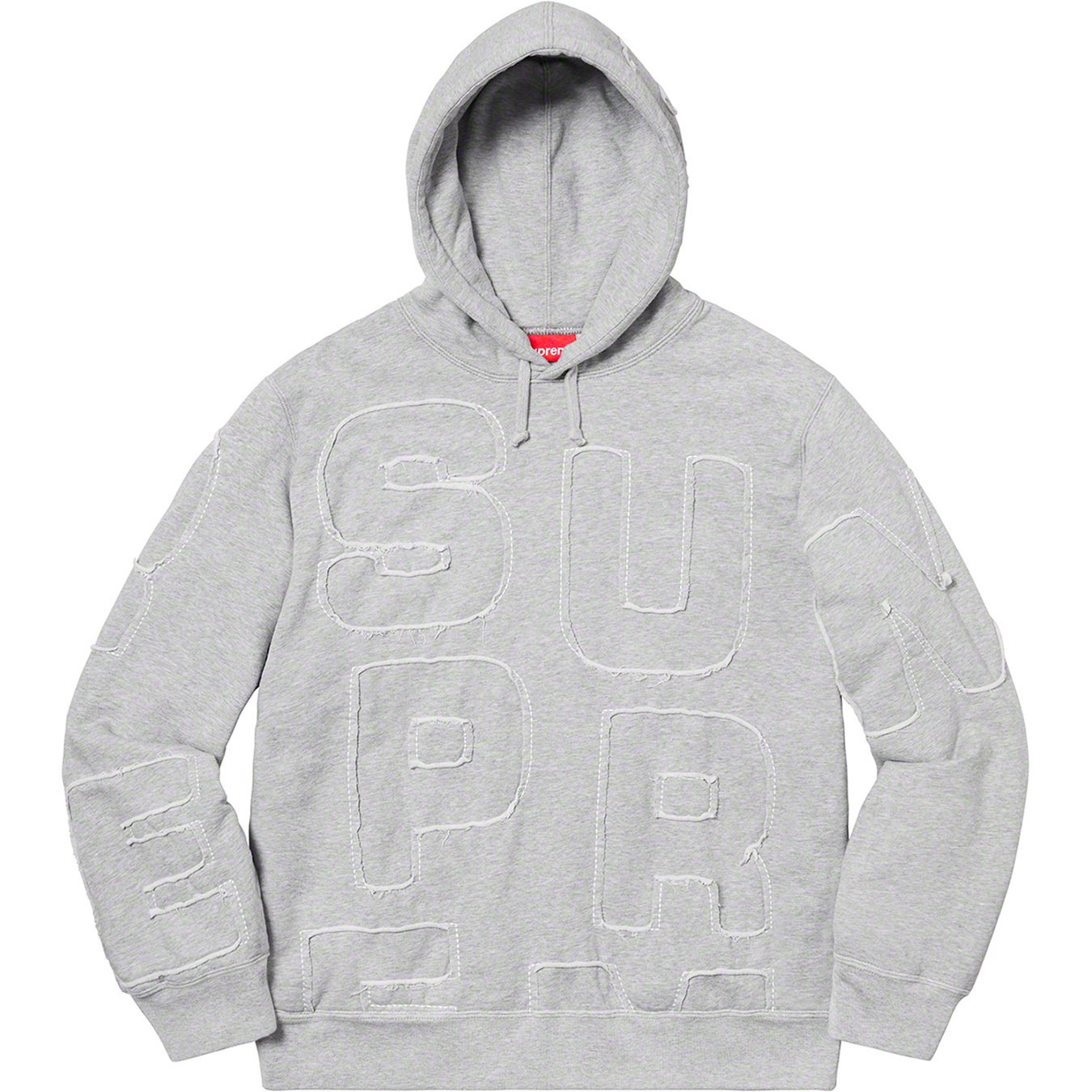 Cutout Letters Hooded Sweatshirt - spring summer 2020 - Supreme