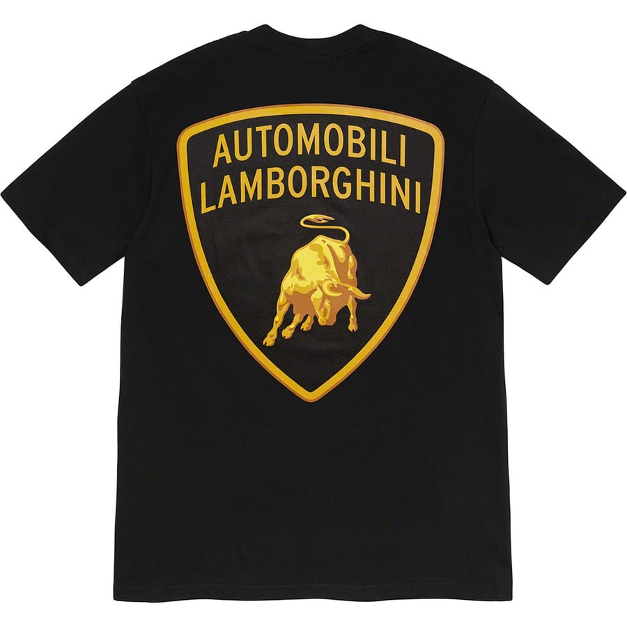 Supreme Supreme Automobili Lamborghini Tee (SS20) - Black - $48