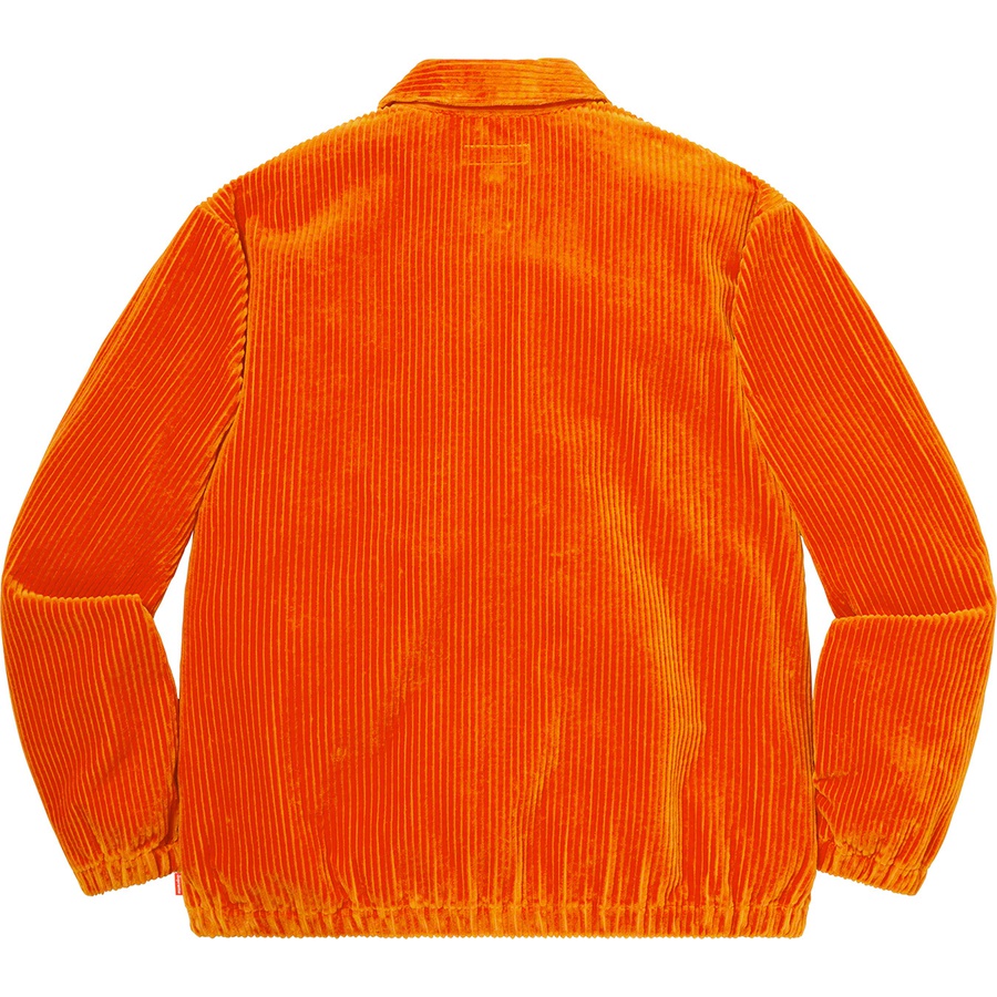 Details on Wide Wale Corduroy Harrington Jacket Orange from spring summer
                                                    2020 (Price is $188)