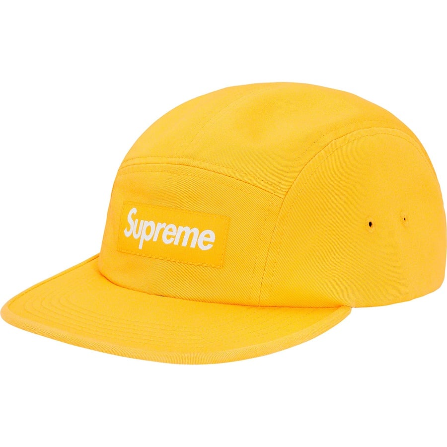 Details on Washed Chino Twill Camp Cap Yellow from spring summer
                                                    2020 (Price is $54)