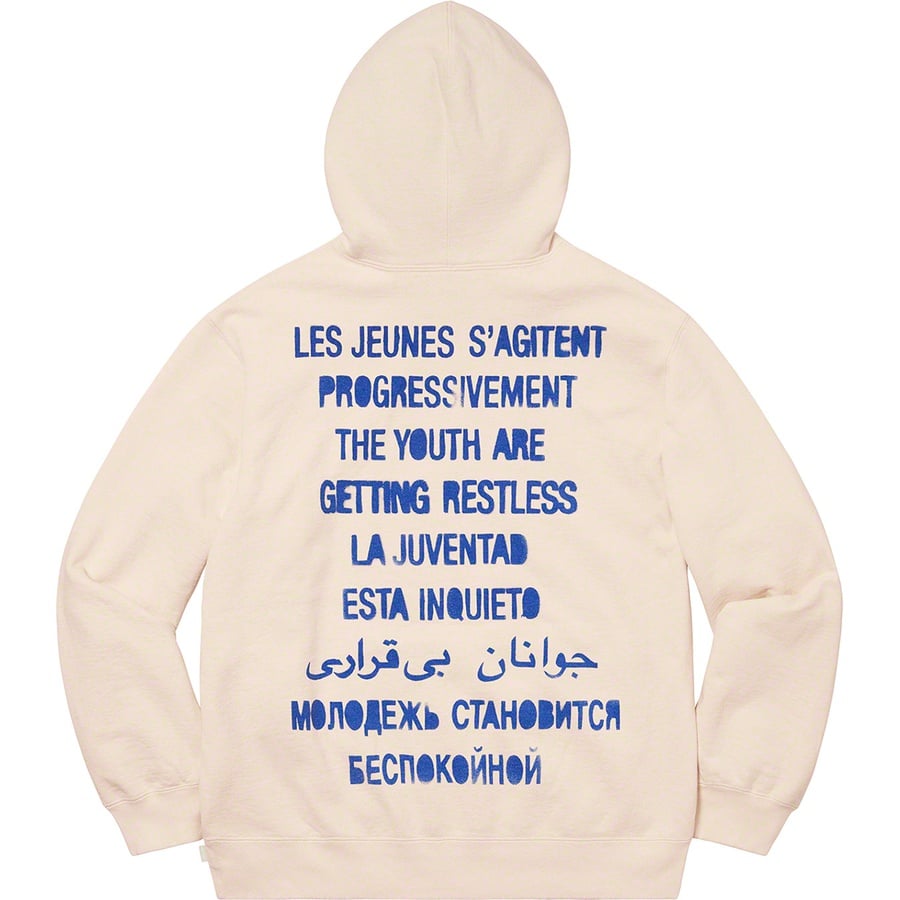 Details on Restless Youth Hooded Sweatshirt Natural from spring summer
                                                    2020 (Price is $158)