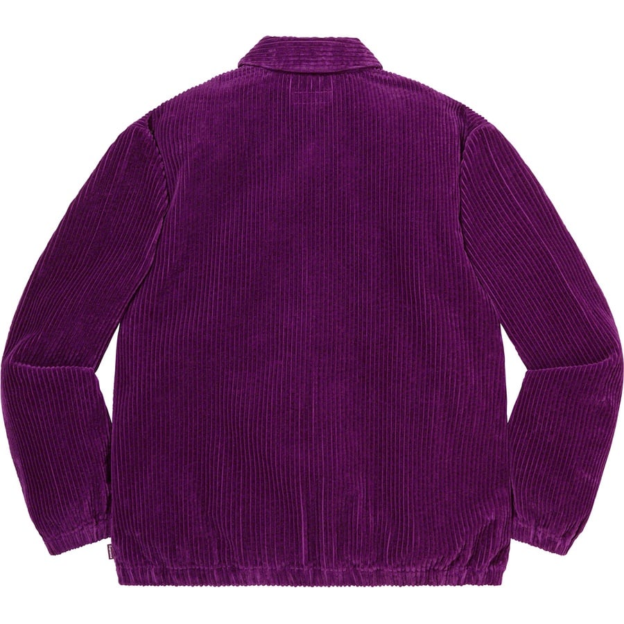 Details on Wide Wale Corduroy Harrington Jacket Purple from spring summer
                                                    2020 (Price is $188)