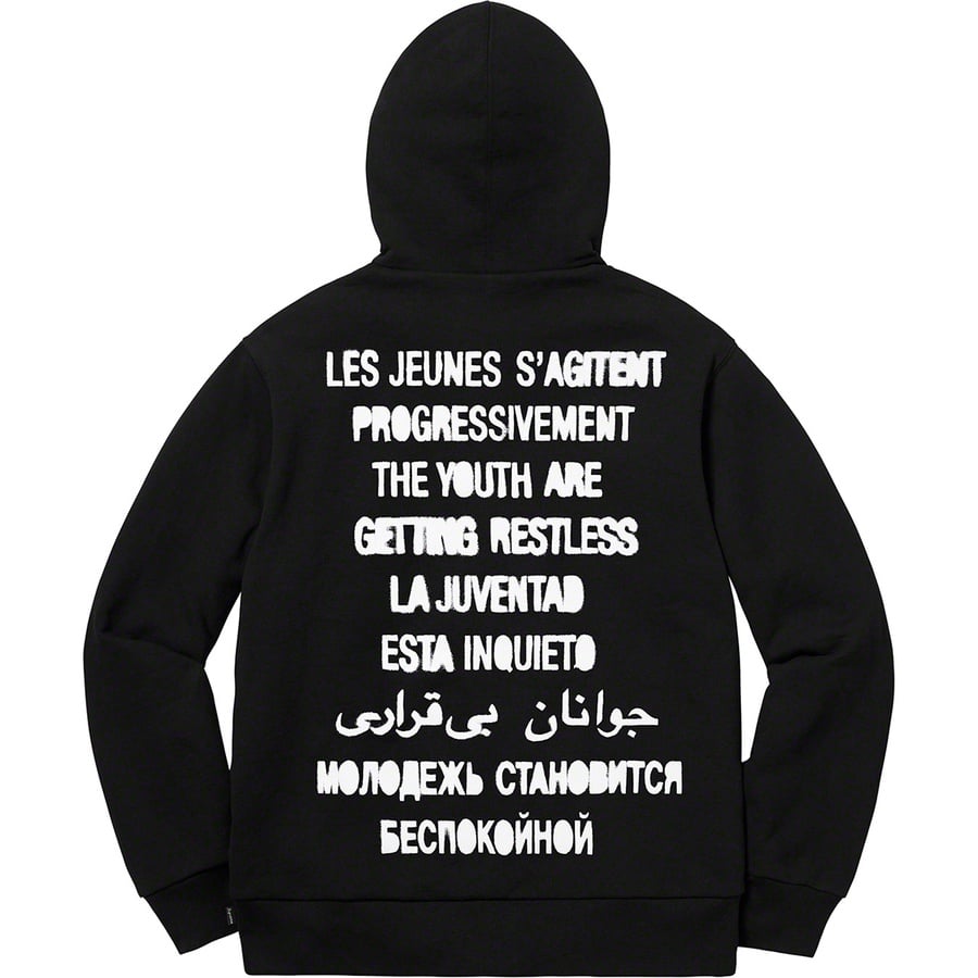 Details on Restless Youth Hooded Sweatshirt Black from spring summer
                                                    2020 (Price is $158)