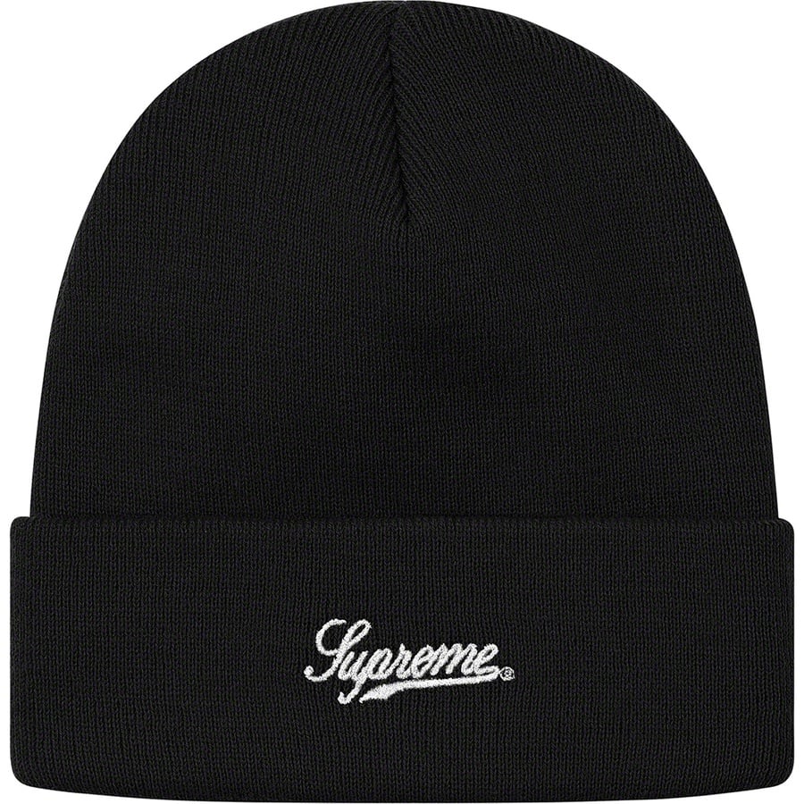 Details on Supreme Automobili Lamborghini Beanie Black from spring summer
                                                    2020 (Price is $32)