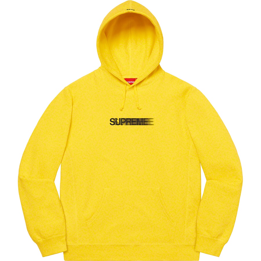 Details on Motion Logo Hooded Sweatshirt Lemon from spring summer
                                                    2020 (Price is $158)
