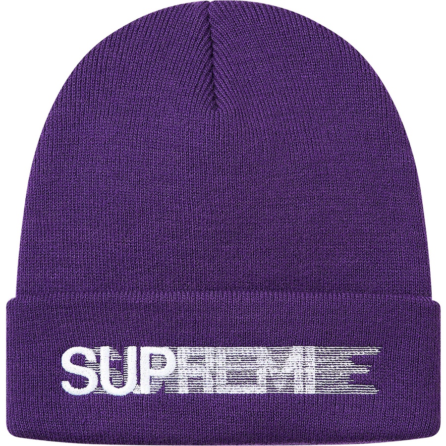 Details on Motion Logo Beanie Purple from spring summer 2020 (Price is $36)