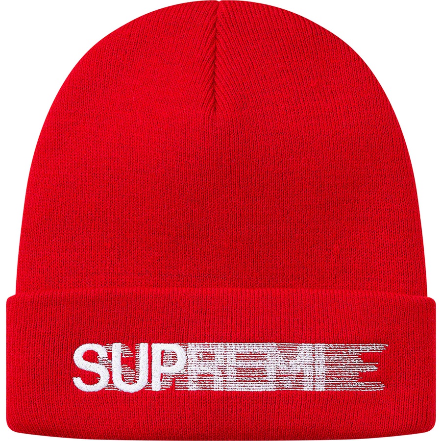 Details on Motion Logo Beanie Red from spring summer
                                                    2020 (Price is $36)