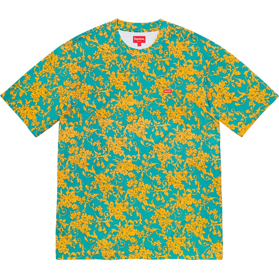 Details on Small Box Tee 1 Teal Floral from spring summer
                                                    2020 (Price is $58)