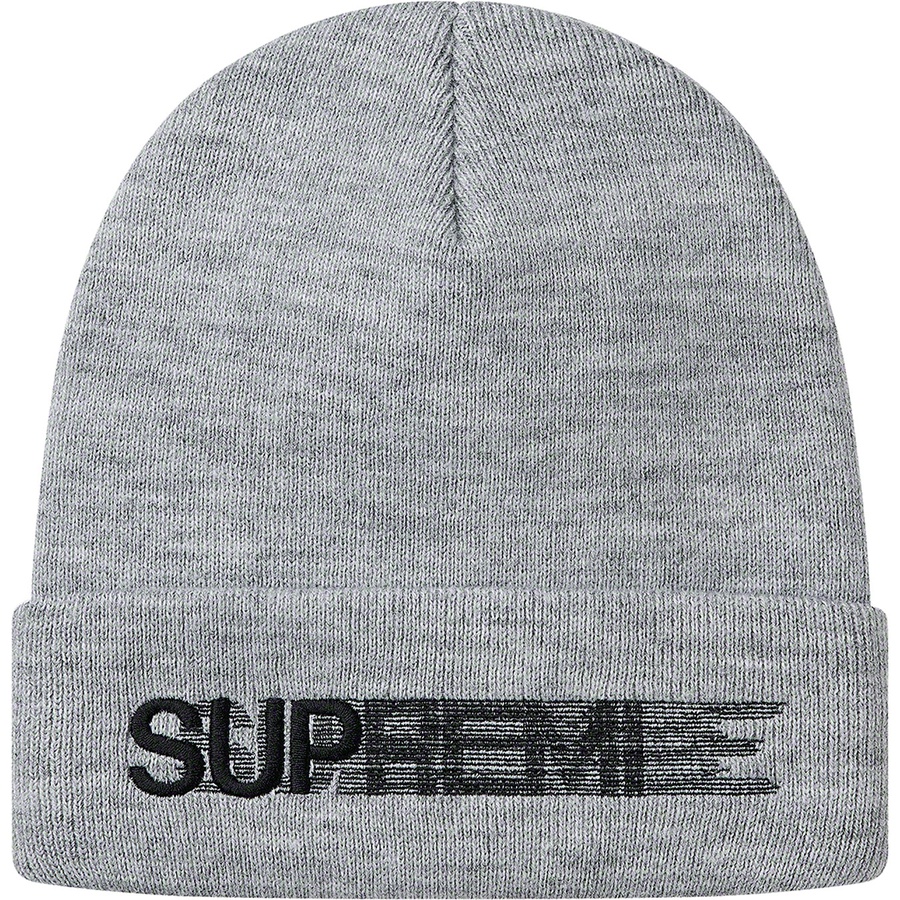 Details on Motion Logo Beanie Heather Grey from spring summer 2020 (Price is $36)