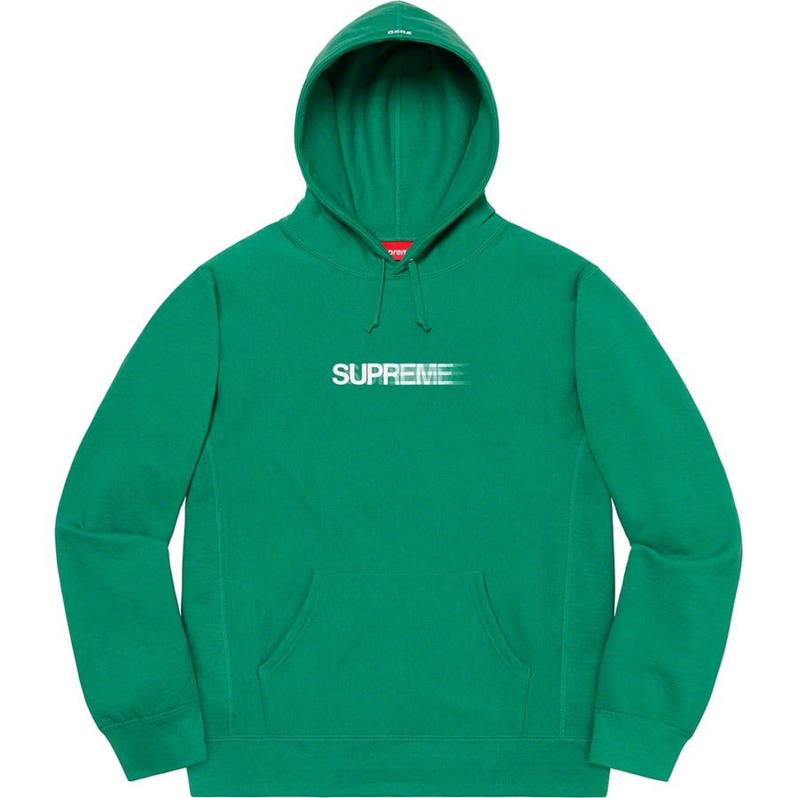 Details on Motion Logo Hooded Sweatshirt Light Pine from spring summer
                                                    2020 (Price is $158)