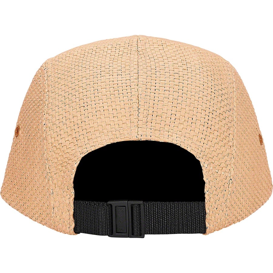 Details on Raffia Camp Cap Tan from spring summer
                                                    2020 (Price is $48)