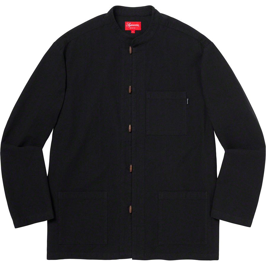 Details on Woven Toggle Shirt Black from spring summer
                                                    2020 (Price is $138)