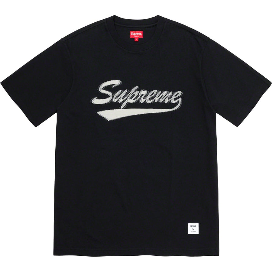 Details on Intarsia Script S S Top Black from spring summer 2020 (Price is $68)
