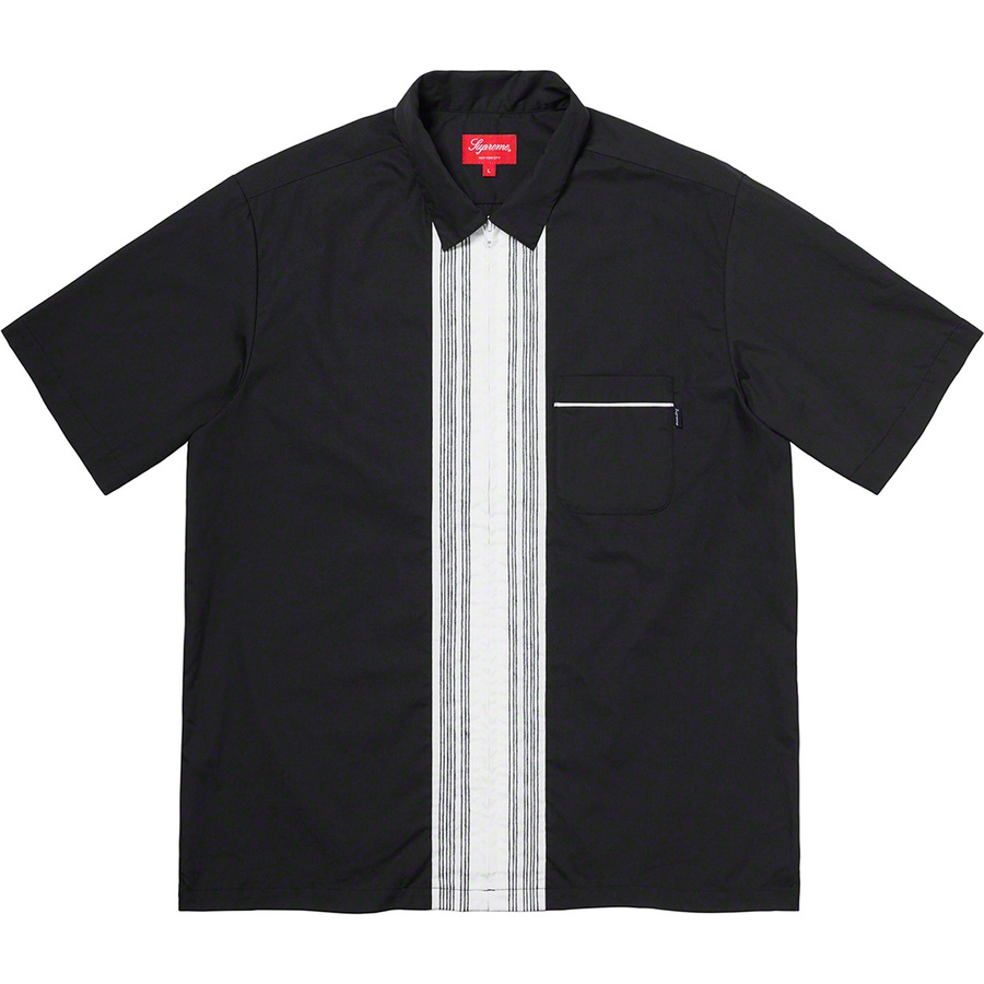 Details on Bowling Zip S S Shirt Black from spring summer
                                                    2020 (Price is $138)