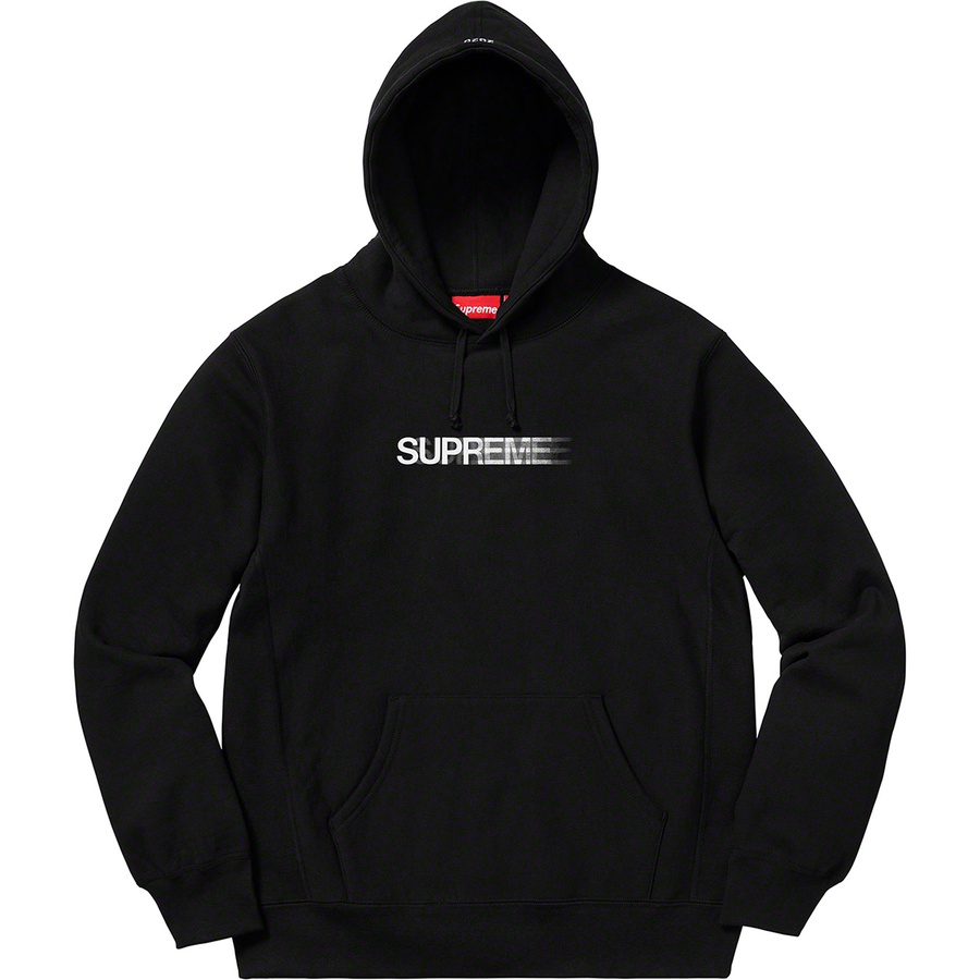 Details on Motion Logo Hooded Sweatshirt Black from spring summer
                                                    2020 (Price is $158)