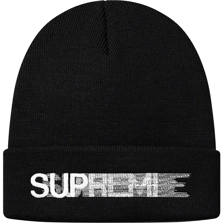 Details on Motion Logo Beanie Black from spring summer
                                                    2020 (Price is $36)
