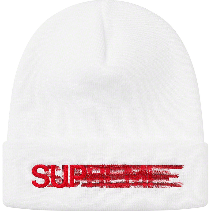 Details on Motion Logo Beanie White from spring summer
                                                    2020 (Price is $36)