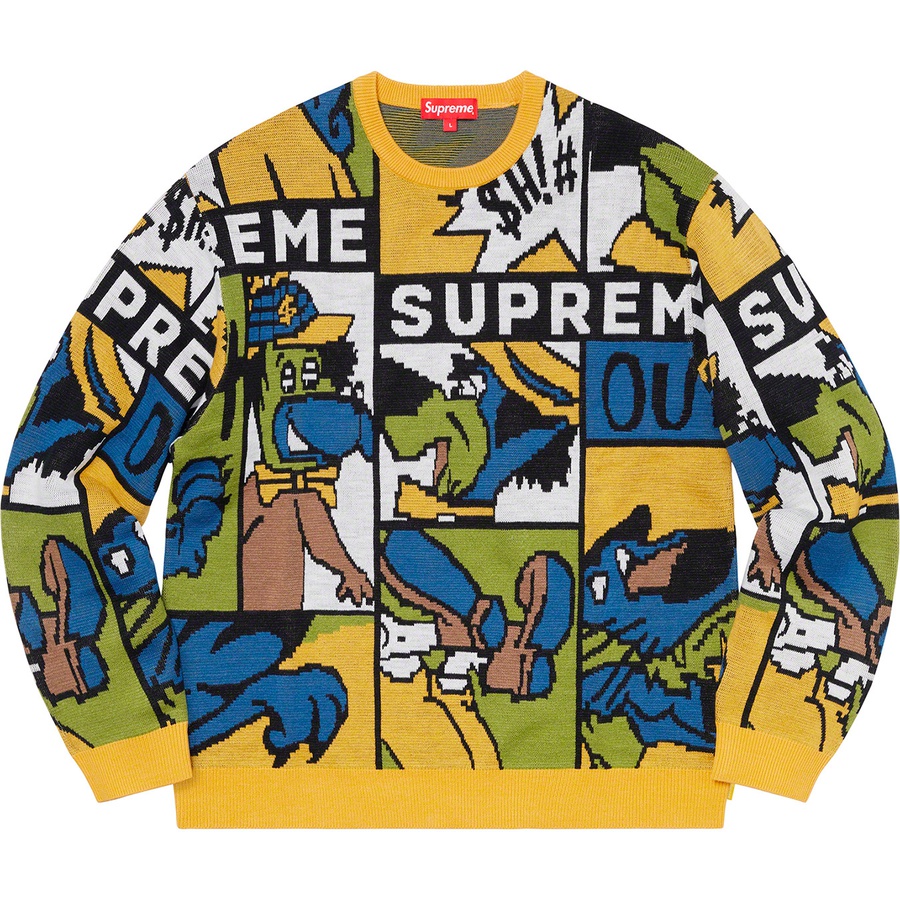 Details on Cartoon Sweater Multicolor from spring summer
                                                    2020 (Price is $158)