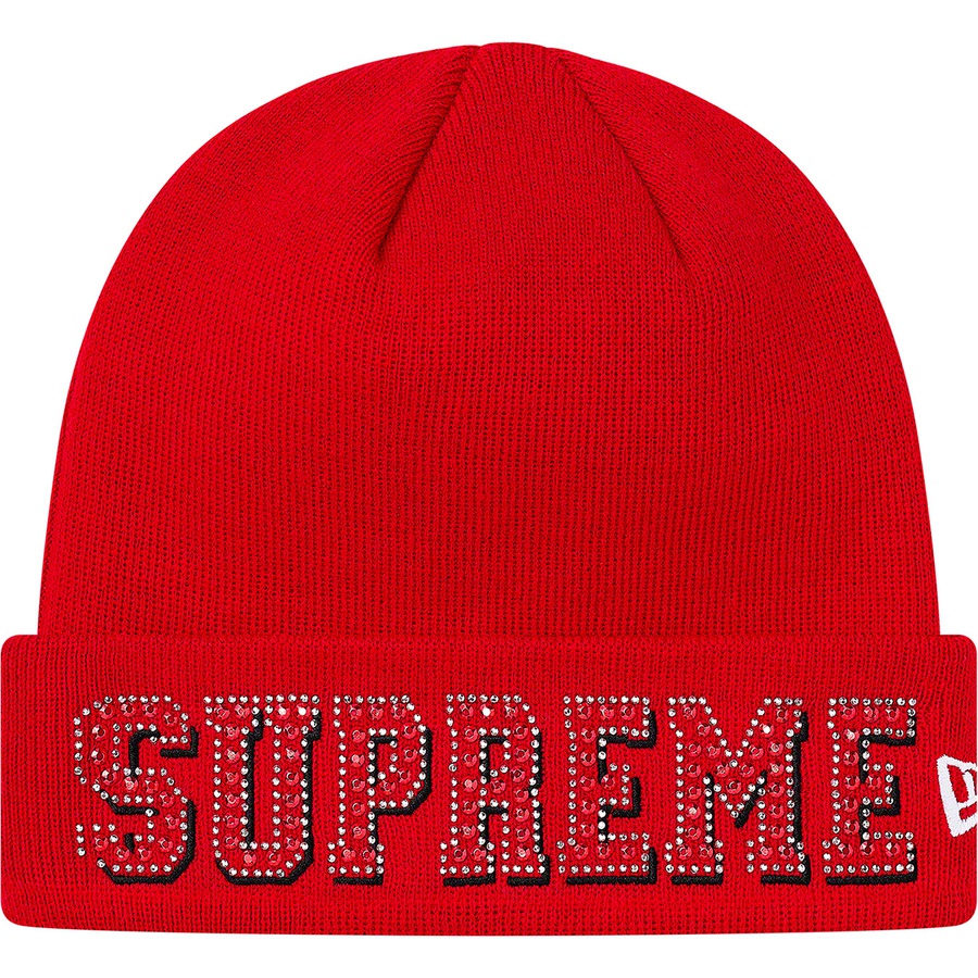 Details on New Era Gems Beanie Red from spring summer
                                                    2020 (Price is $38)
