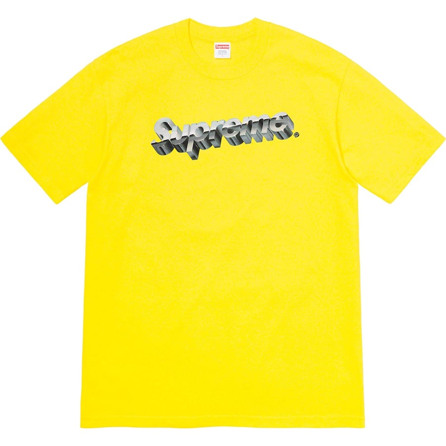 Details on Chrome Logo Tee Yellow from spring summer 2020 (Price is $38)