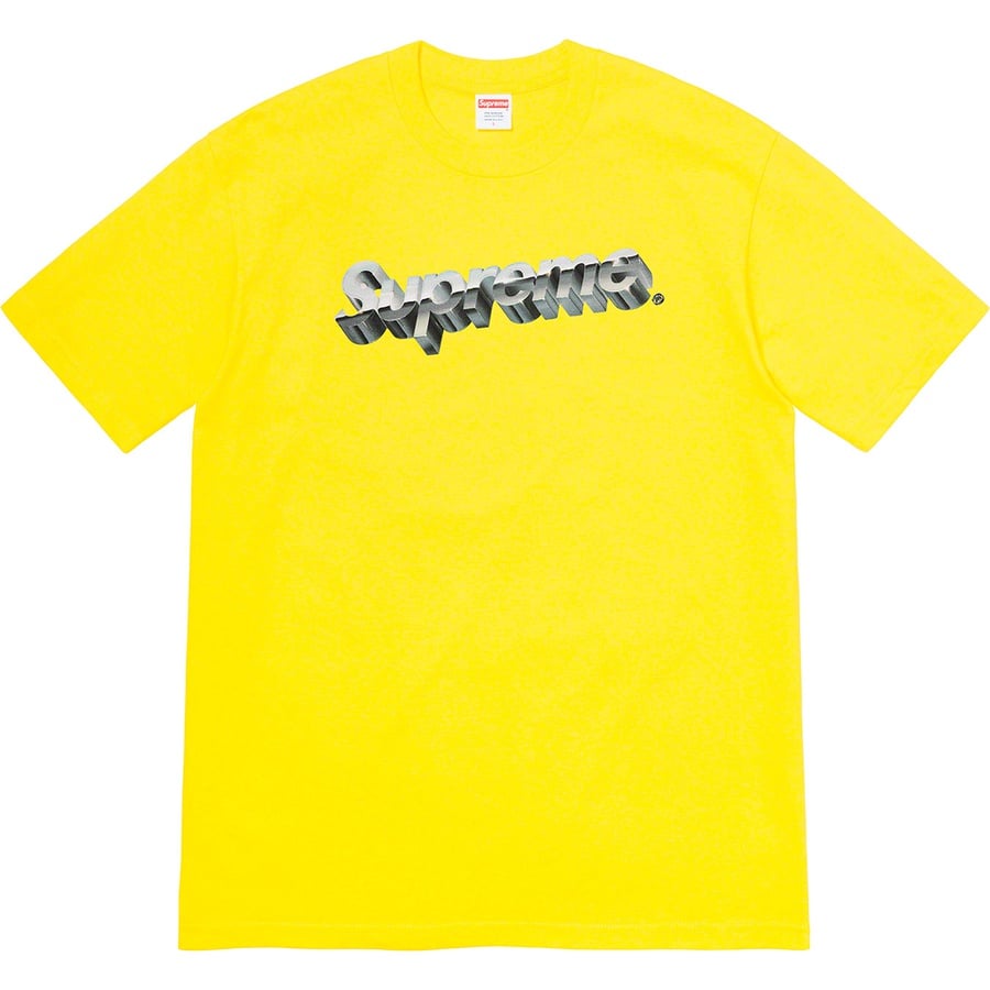 Details on Chrome Logo Tee Yellow from spring summer
                                                    2020 (Price is $38)