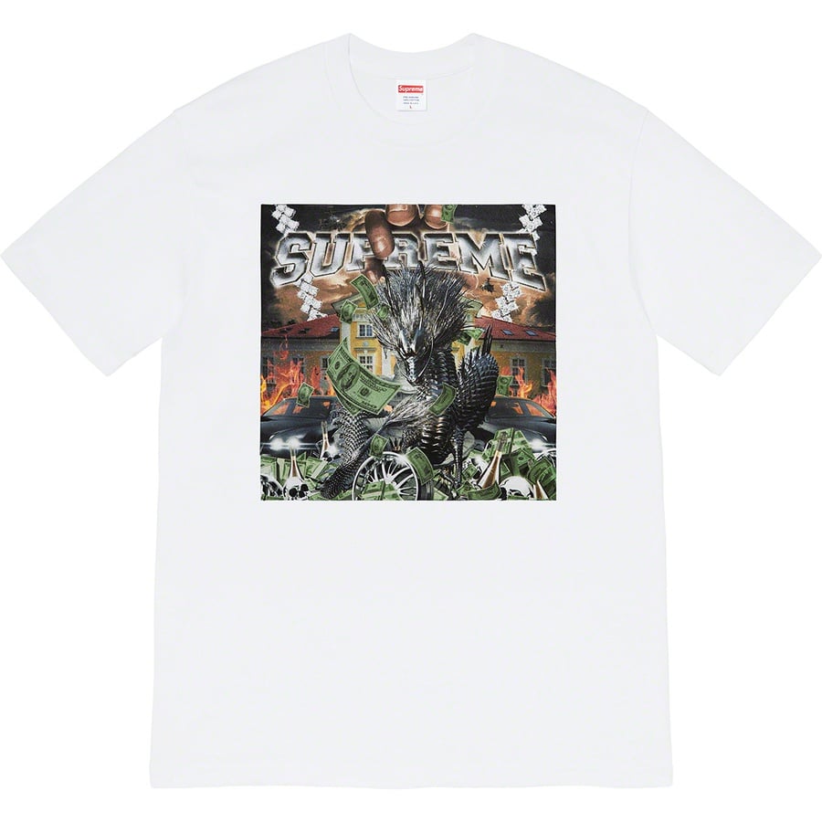 Supreme Dragon Tee (SS20) - White - $38