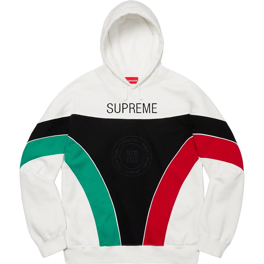 Details on Milan Hooded Sweatshirt White from spring summer 2020 (Price is $158)