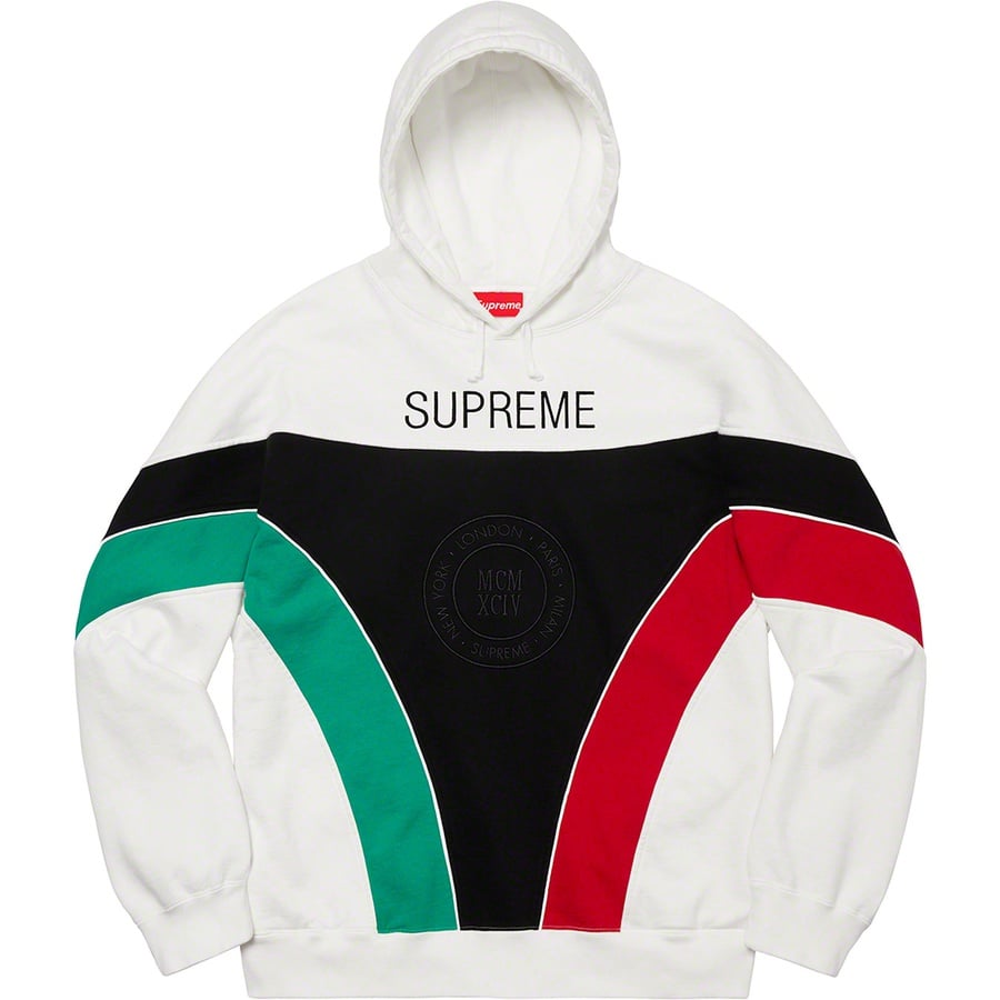 Details on Milan Hooded Sweatshirt White from spring summer
                                                    2020 (Price is $158)