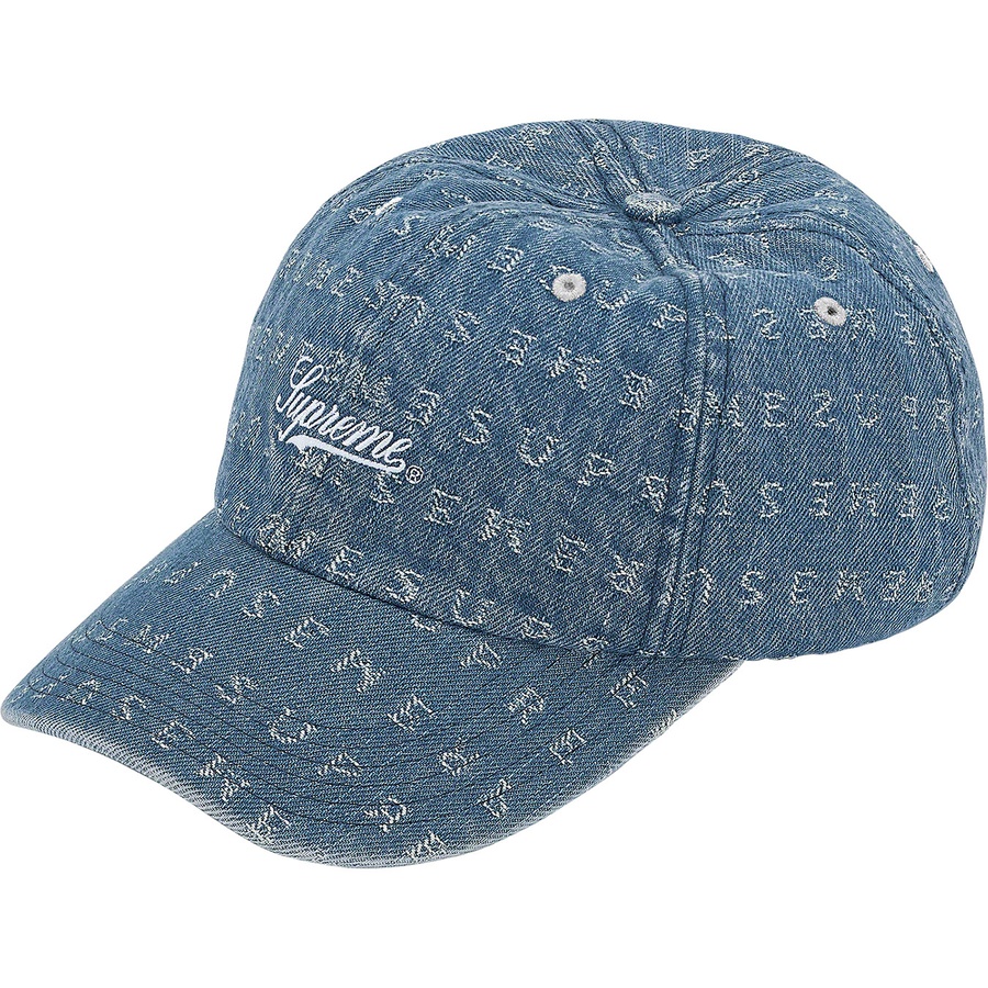 Details on Jacquard Logos Denim 6-Panel Blue from spring summer 2020 (Price is $48)