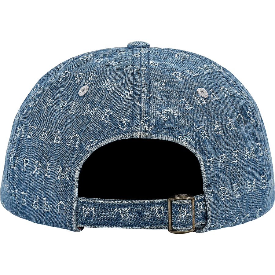 Supreme Jacquard Logos Denim 6-Panel (SS20) - Blue - $48
