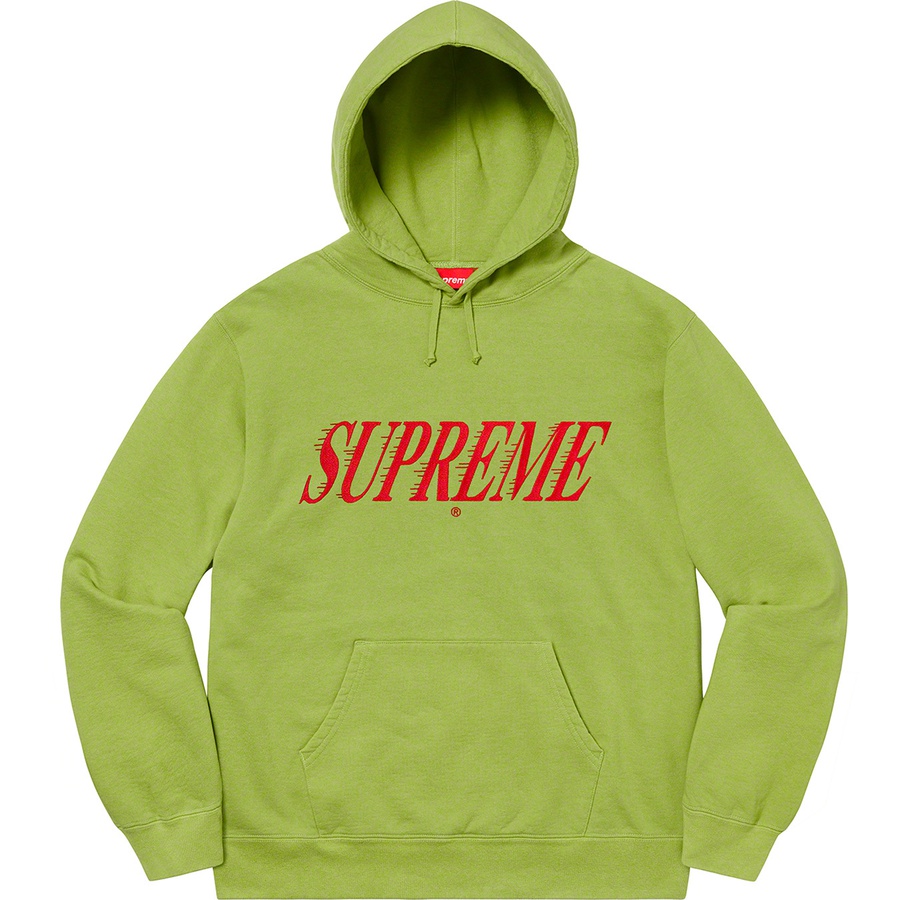 Details on Crossover Hooded Sweatshirt Lime from spring summer
                                                    2020 (Price is $158)