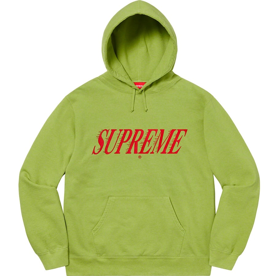 Supreme Crossover Hooded Sweatshirt (SS20) - Lime - $158