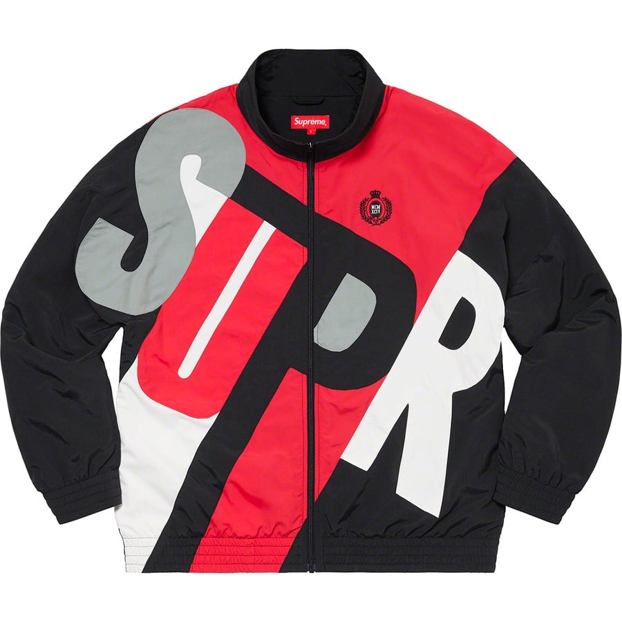 Details on Big Letter Track Jacket Black from spring summer
                                                    2020 (Price is $188)