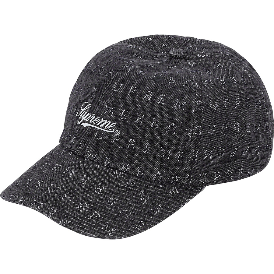 Details on Jacquard Logos Denim 6-Panel Black from spring summer
                                                    2020 (Price is $48)