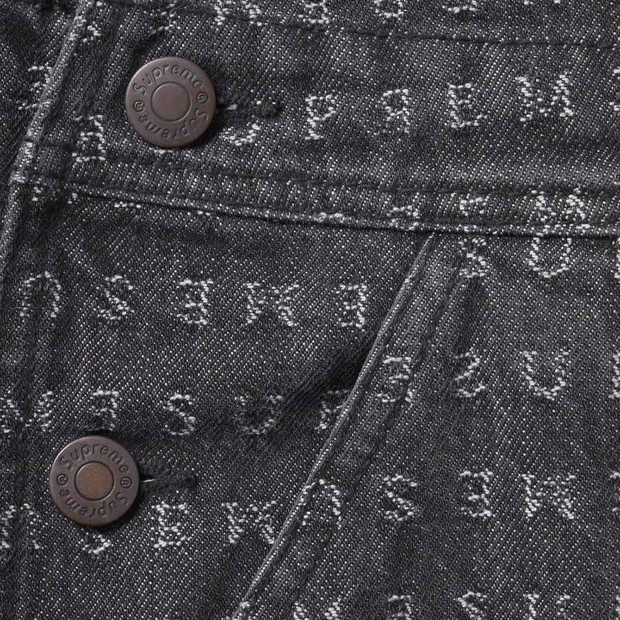 Details on Jacquard Logos Denim Overalls Black from spring summer
                                                    2020 (Price is $198)