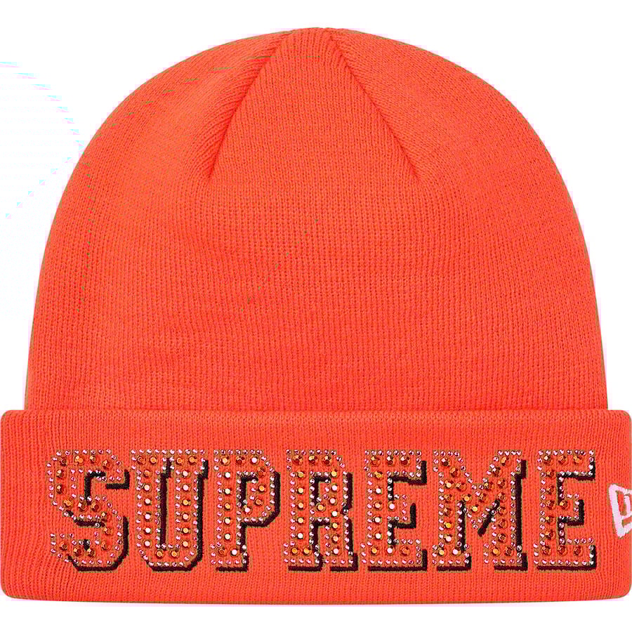 Supreme New Era Gems Beanie (SS20) - Orange - $38