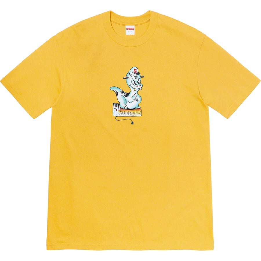 Details on Dinosaur Tee Acid Yellow from spring summer
                                                    2020 (Price is $38)